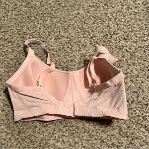 Shaped light pink wireless bra